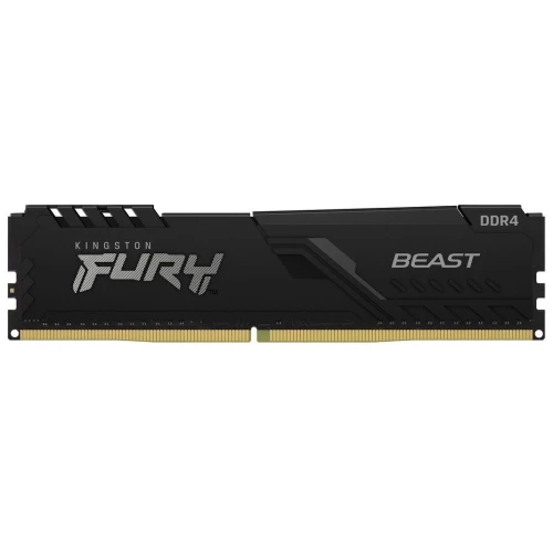 Модуль памяти Kingston DDR4 DIMM 32Gb PC25600, 3200Mhz, FURY Beast Black CL16 (Kit of 2) (KF432C16BBK2/32) (retail)