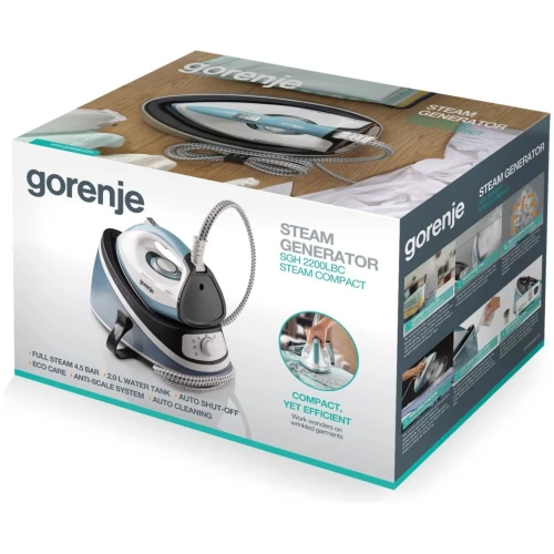 Утюг GORENJE SGH2200LBC белый/голубой