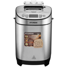 Хлебопечь HYUNDAI HYBM-M0313G 600Вт серебристый/черный