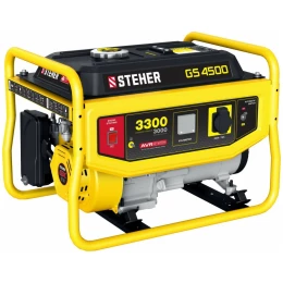 Генератор GS-4500 бензиновый, 3300 Вт, STEHER