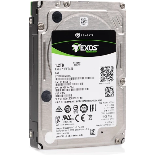 Жесткий диск Seagate HDD SAS 2,5" Seagate 1,2Tb, ST1200MM0009, Exos 10E2400, SAS 12Гбит/с, 10000 rpm, 128Mb buffer, 15mm