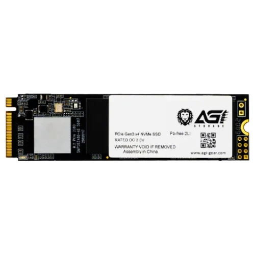 Твердотельный накопитель SSD M.2 2280 256GB AGI AI198 Client SSD PCIe Gen3x4 with NVMe, 1936/1217, IOPS 92/241K, MTBF 1.6M, 3D TLC, 100TBW, 0,36DWPD, RTL