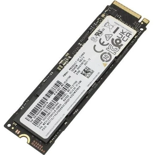 Накопитель SSD M.2 Samsung 1.0Tb PM9A1 <MZVL21T0HCLR-00B00> OEM (PCI-E 4.0 x4, up to 7000/5100MBs, 800000 IOPs, 3D NAND, 22х80mm)