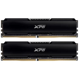 Модуль памяти 64GB ADATA DDR4 3200 DIMM GAMMIX D20 Black Gaming Memory AX4U320032G16A-DCBK20 Non-ECC, CL16, 1.35V, Heat Shield, Kit (2x32GB), RTL