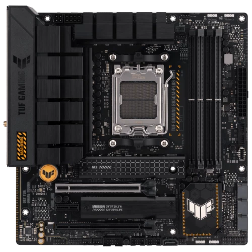 Материнская плата ASUS TUF GAMING B650M-PLUS WIFI AM5 micro-ATX 4xDDR5 2xPCIEx16 PCIEx1 2xM.2 HDMI DP 2.5GLAN WIFI (90MB1BF0-M0EAY0)
