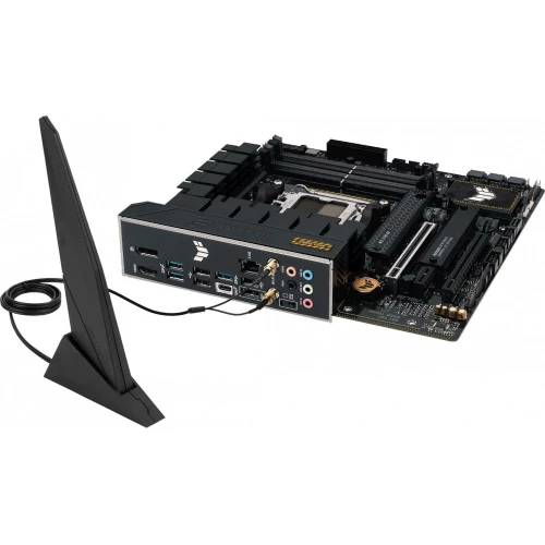 Материнская плата ASUS TUF GAMING B650M-PLUS WIFI AM5 micro-ATX 4xDDR5 2xPCIEx16 PCIEx1 2xM.2 HDMI DP 2.5GLAN WIFI (90MB1BF0-M0EAY0)