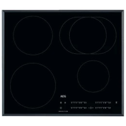 Встраиваемая индукционная панель AEG IKB64410FB индукционная, 60 см, 4 конфорки, сенсорное управление, черный цвет
