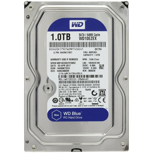 Жесткий диск Western Digital SATA-III 1Tb WD1003FZEX Black (7200rpm) 64Mb 3.5"