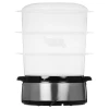 Пароварка CENTEK CT-1457 три корзины механическое управление мощность 800 Вт звуковой сигнал окончан