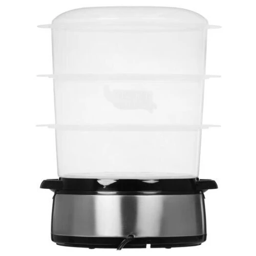 Пароварка CENTEK CT-1457 три корзины механическое управление мощность 800 Вт звуковой сигнал окончан