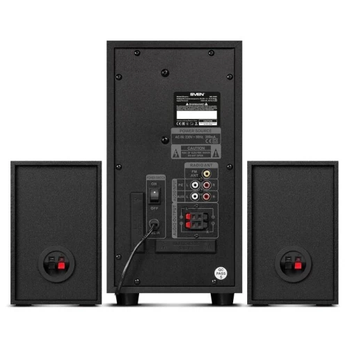Акустическая система   SVEN AC MS-2055, черный (55Вт, FM-тюнер, USB/SD, дисплей, ПДУ, Bluetooth)