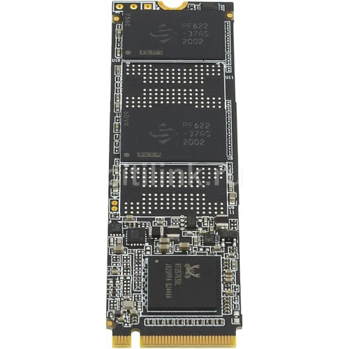 Накопитель SSD M.2 ADATA 256Gb XPG S11 Pro <AGAMMIXS11P-256GT-C> (PCI-E 3.0 x4, up to 3500/1200Mbs, 290000 IOPs, 3D TLC, NVMe 1.3, 22x80mm, радиатор)