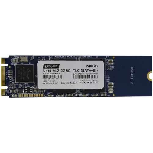Накопитель SSD  ExeGate EX280469RUS A2000MNext 240 Gb M.2 2280  3D TLC (SATA-III)