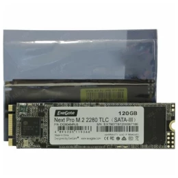 Накопитель SSD  ExeGate EX280464RUS UV500MNextPro 120 Gb M.2 2280  3D TLC (SATA-III)