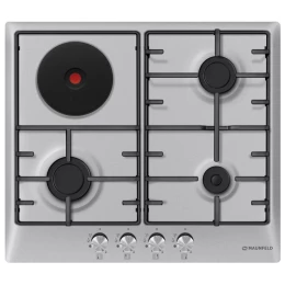 Комбинированная (электрическая+газовая) MAUNFELD EEHS.64.3CS/KG