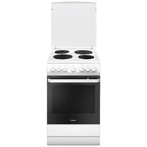Электрическая плита HANSA FCEW54109 белый эмаль (металлическая крышка)