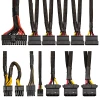 Блок питания 500W ExeGate 500PPH RTL, ATX, black, 80+Bronze, APFC, 12cm, 24p, (4+4)p, 5*SATA, 3*IDE, FDD, 2*(6+2)p